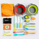 Aieve kids baking set make cooking safe and easy for young chefs while serving as go-to starter kitchen tools for the kids, fostering culinary skills.