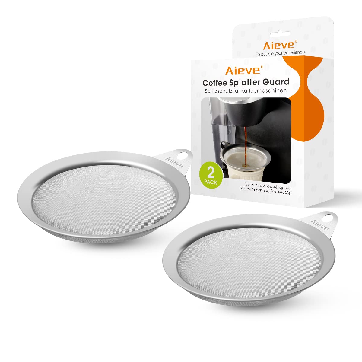  Aieve Reusable Coffee Filter Compatible with Ninja