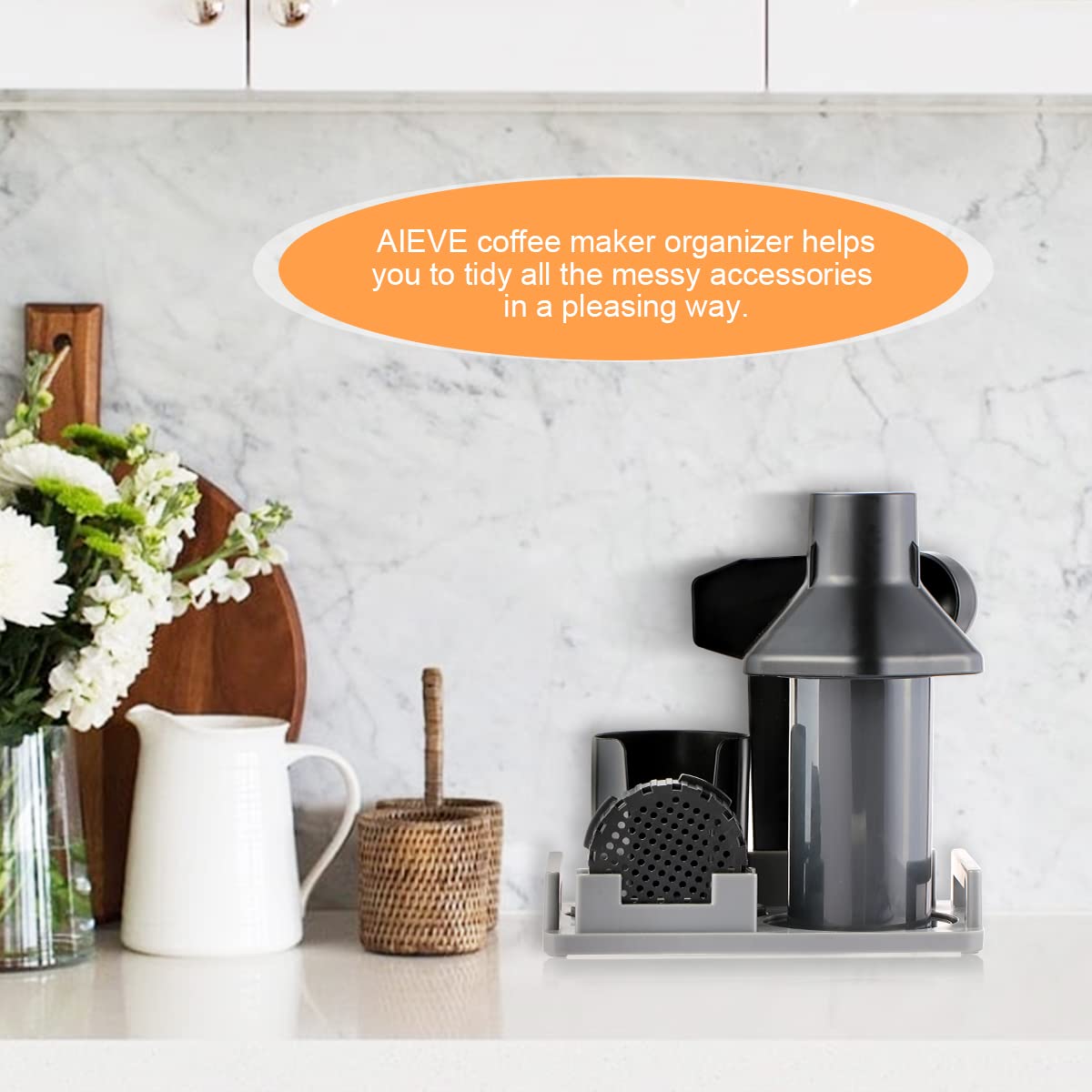 Aieve Coffee Station Organizer